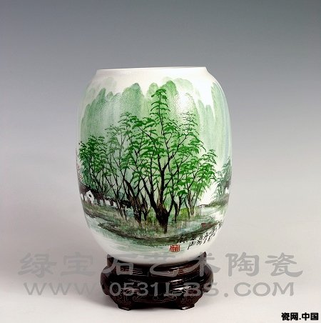 中國工藝美術大師賴德全珍珠彩作品《水鄉》