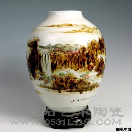 江西省工藝美術大師熊國輝窯變作品【秋耀金華】