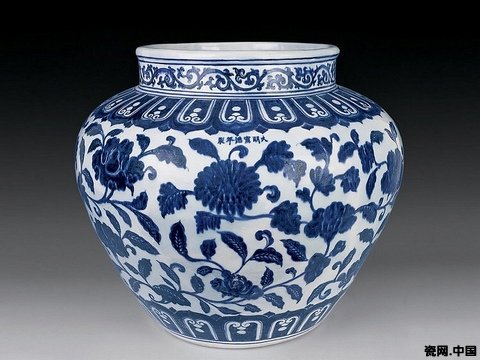 仁『明宣德年製款かたかっ古陶瓷品青花海水龍紋高足碗』極細工古