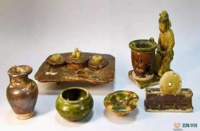 古代成套茶器
